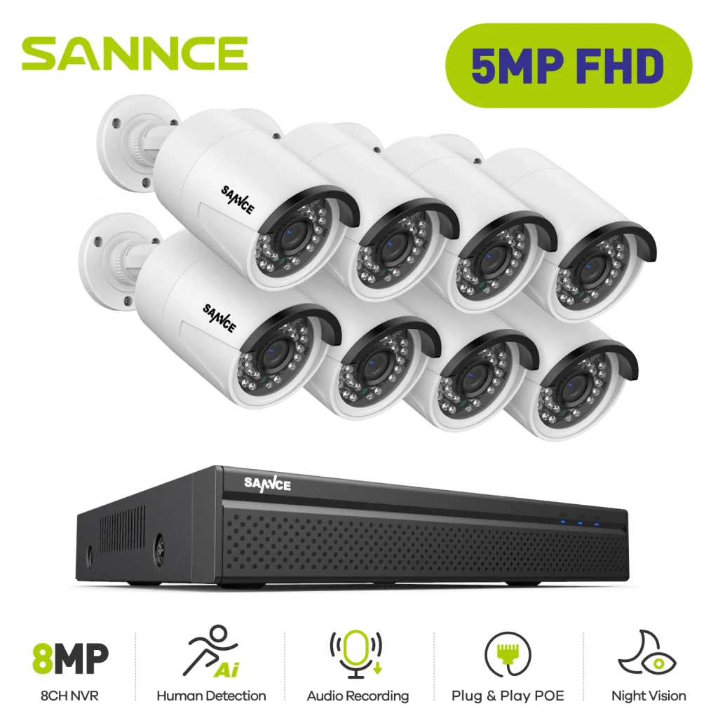 « SANNCE : système de vidéosurveillance 5mp » – Test et Avis
