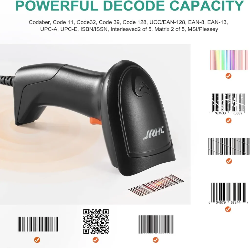 Scanner de codes-barres laser USB. – Test et Avis