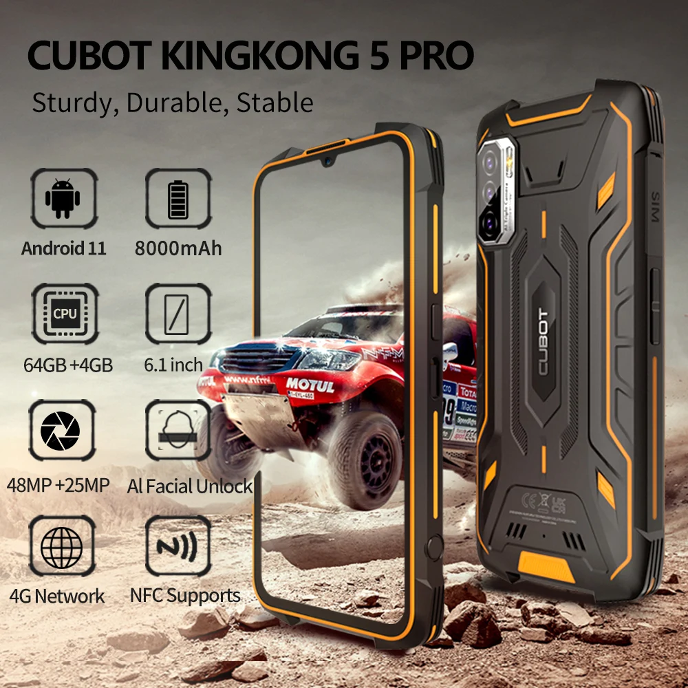 Smartphone incassable Cubot KingKong 5 Pro – Test et Avis