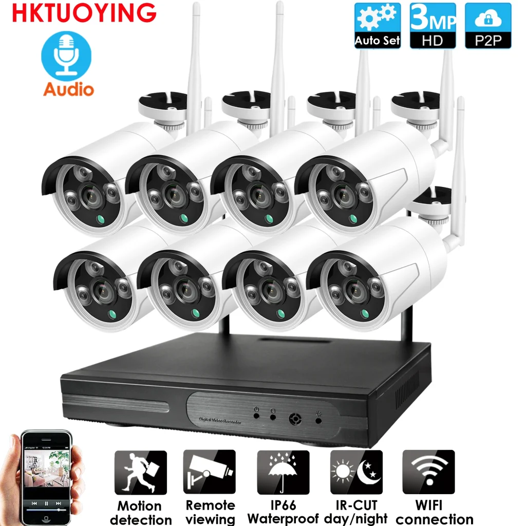 « Système de vidéosurveillance sans fil 3MP » – Test et Avis