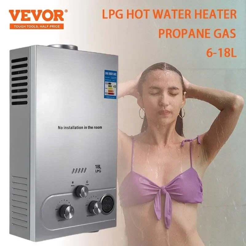 VEVOR – Chauffe-Eau Gaz Propane 6-18L – Test et Avis