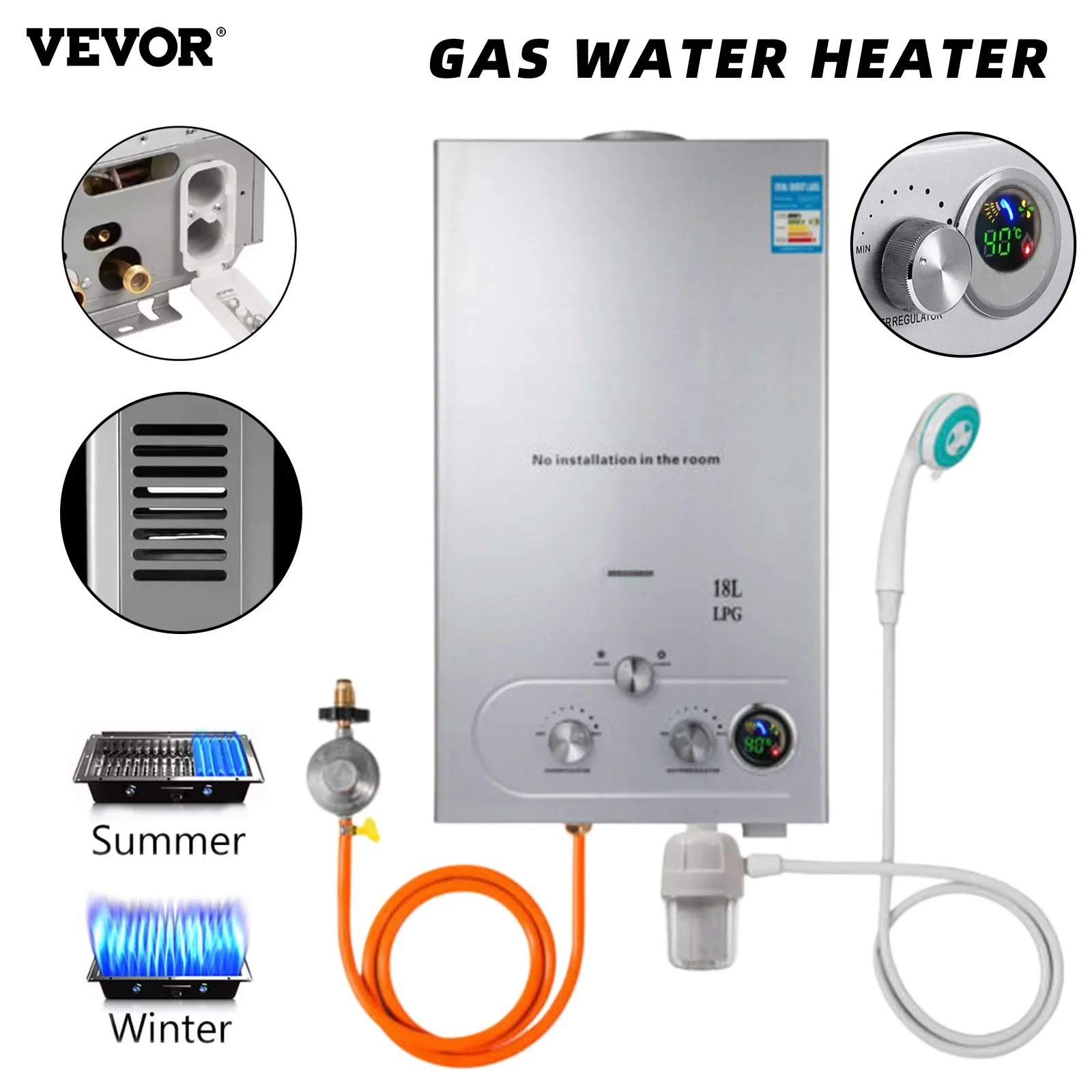 VEVOR – Chauffe-Eau instantané au gaz propane – Test et Avis
