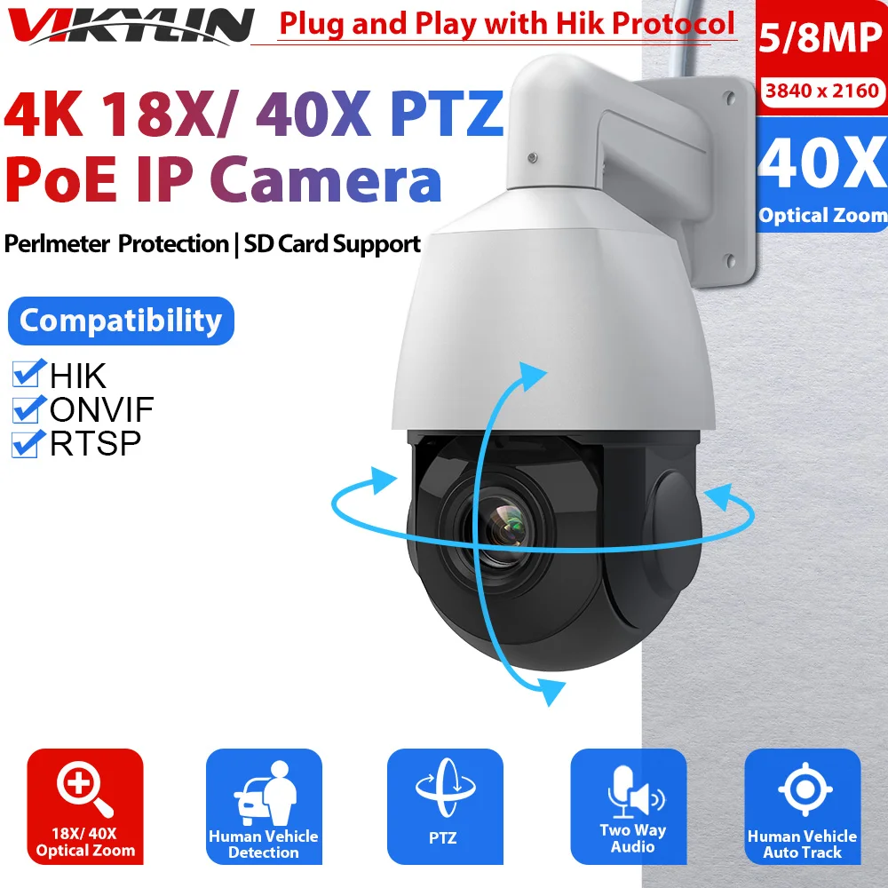 Vikylin – Caméra PTZ extérieure sans fil – Test et Avis