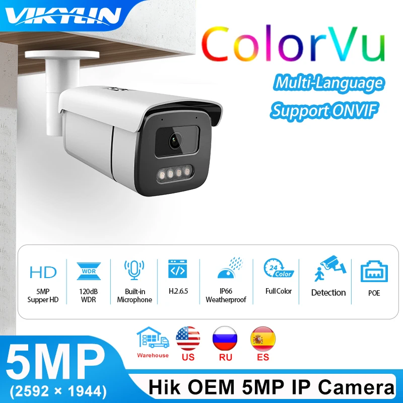 Vikylin – Caméra de surveillance IP PoE HD 5MP (OEM) – Test et Avis