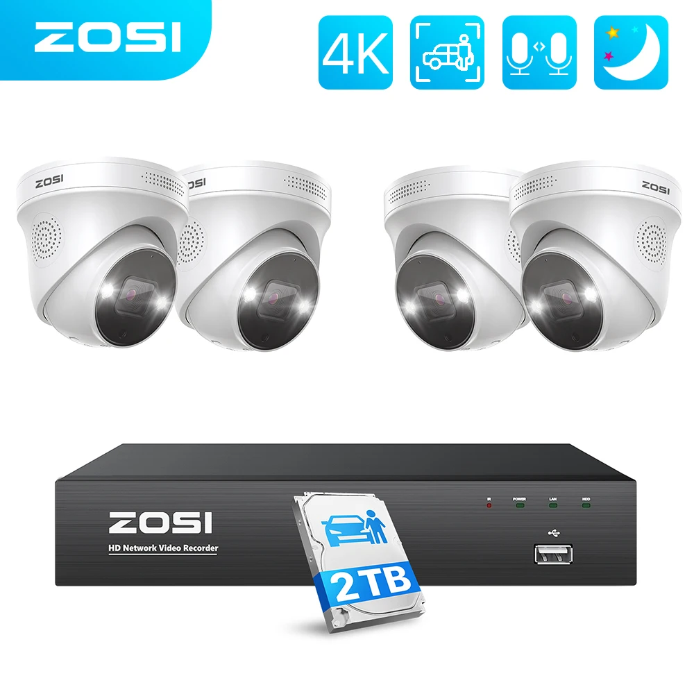 « ZOSI – Caméras IP PoE, vidéosurveillance extérieure » – Test et Avis