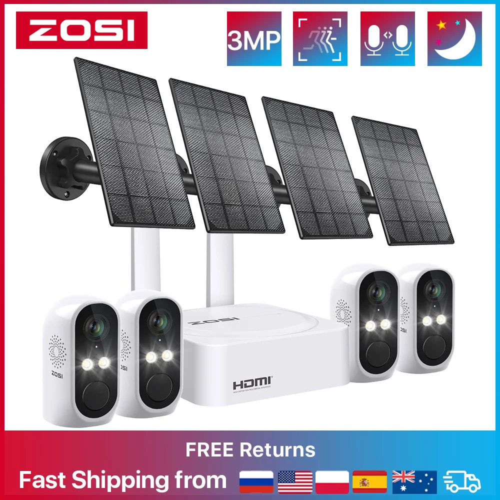 ZOSI – Système caméra sécurité sans fil – Test et Avis