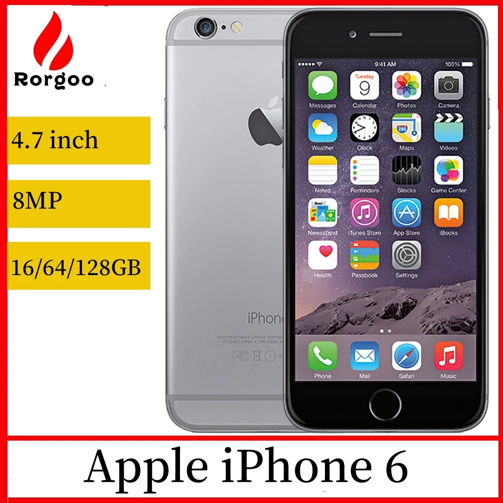 iPhone 6: Smartphone Apple débloqué avec écran de 4.7 pouces, mémoire de 16/64/128 Go et empreinte digitale. – Test et Avis