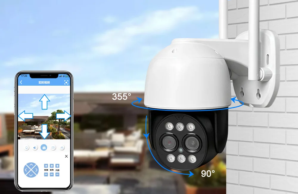 Caméra avec compression vidéo H.265