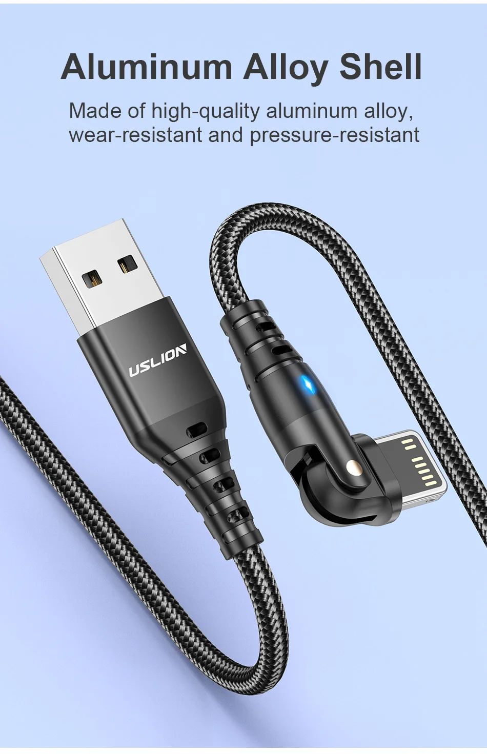 Image cable USB alliage d'aluminium