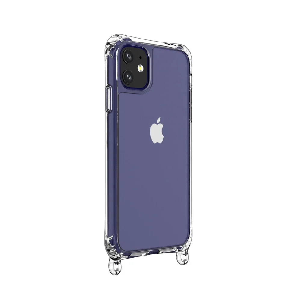 Coque de téléphone antichoc transparente