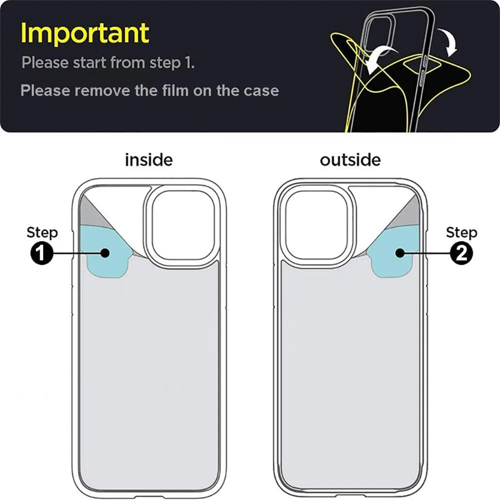 Coque de téléphone antichoc transparente