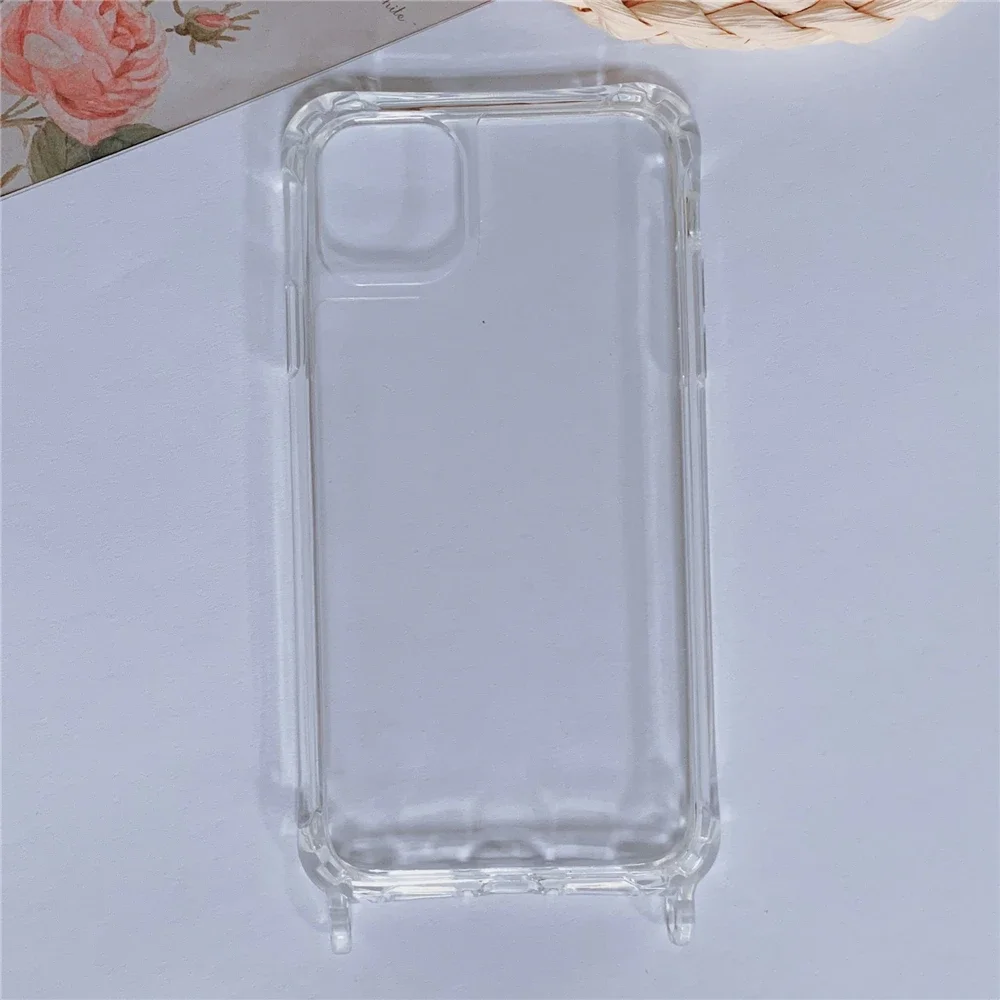 Coque de téléphone antichoc transparente