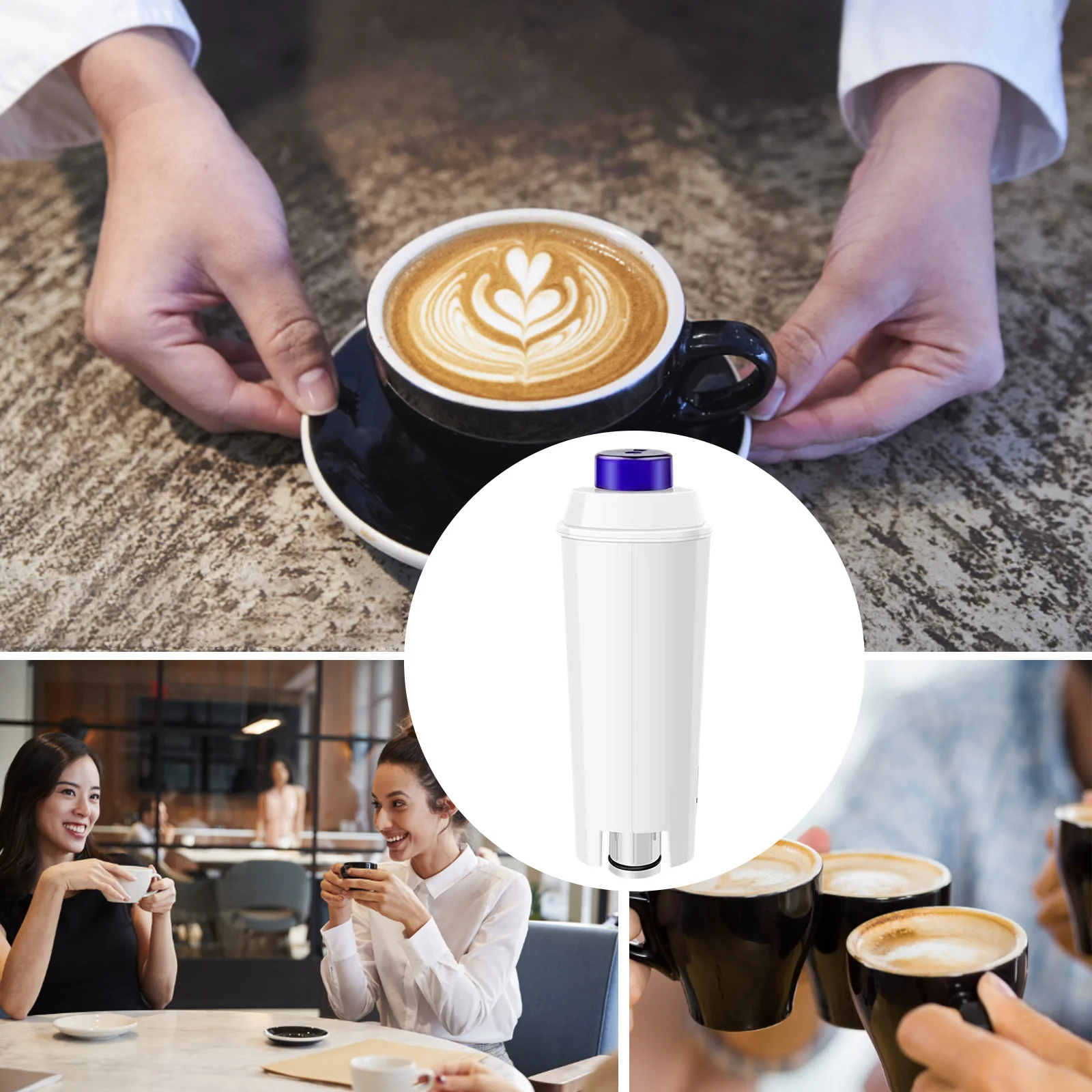 Filtre à eau au charbon actif pour machine à café Delonghi
