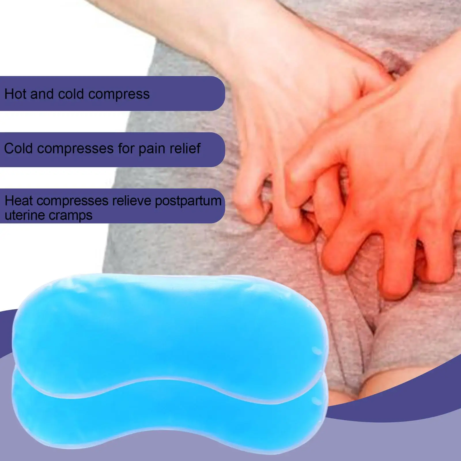 Cooling Pad for Postpartum Ice Pack Durable Washable for Women Lightweight