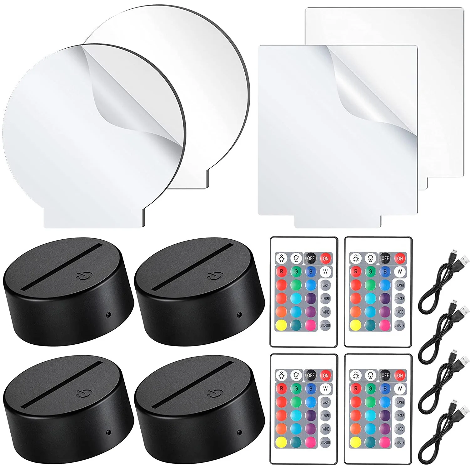 Ensemble acrylique transparent pour lampe DIY. – Test et Avis