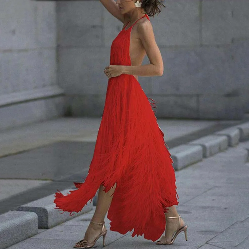 Image robe d'été à franges