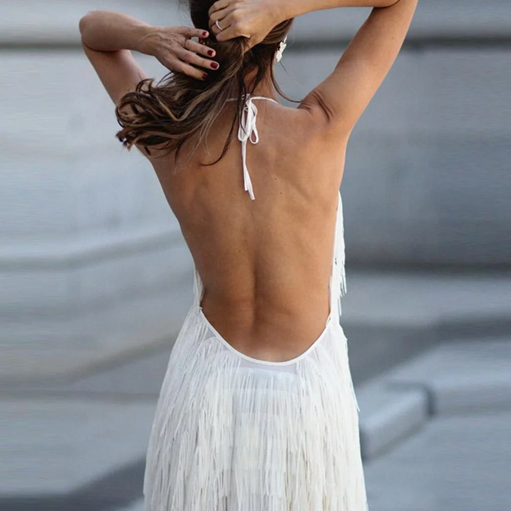 Image robe d'été à franges