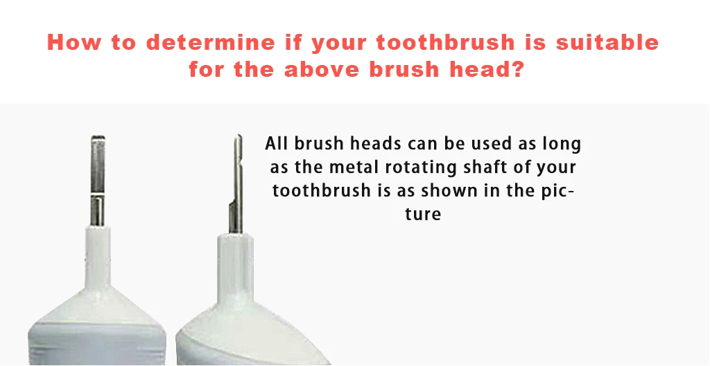 Têtes de brosse à dents électrique de rechange