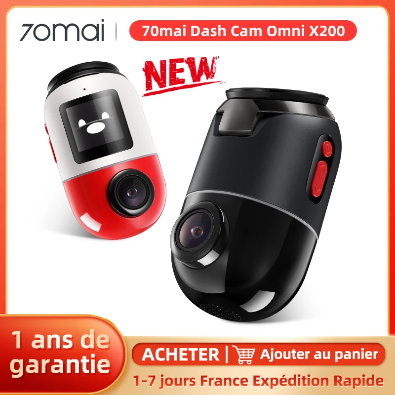 « 70mai-Caméra de tableau de bord de voiture Omni X200 » – Test et Avis