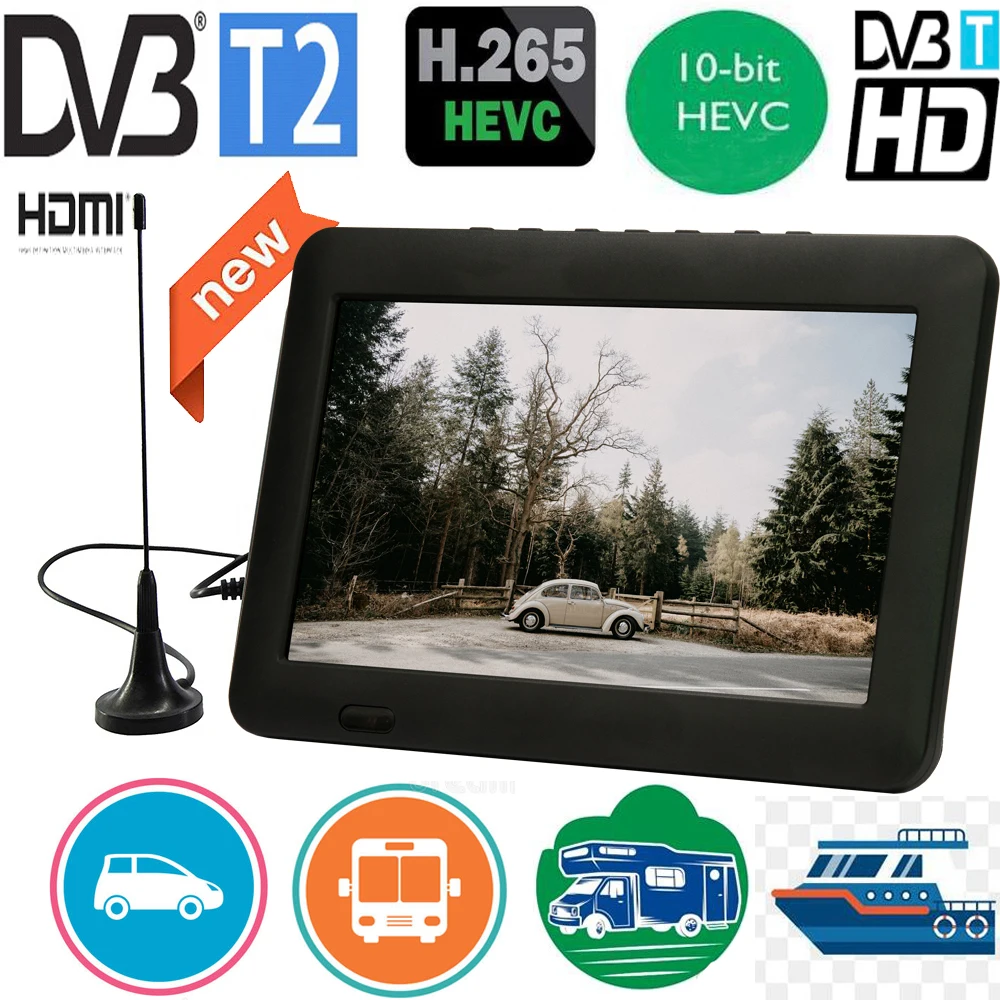 « 8 pouces TV portable numérique rechargeable » – Test et Avis