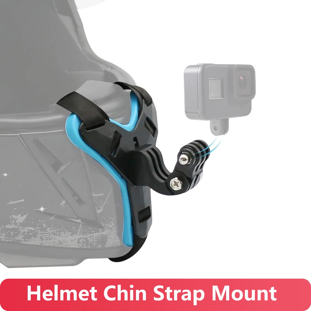 Accessoires caméra moto : support mentonnière GoPro, DJI Osmo, AKASO YI – Test et Avis