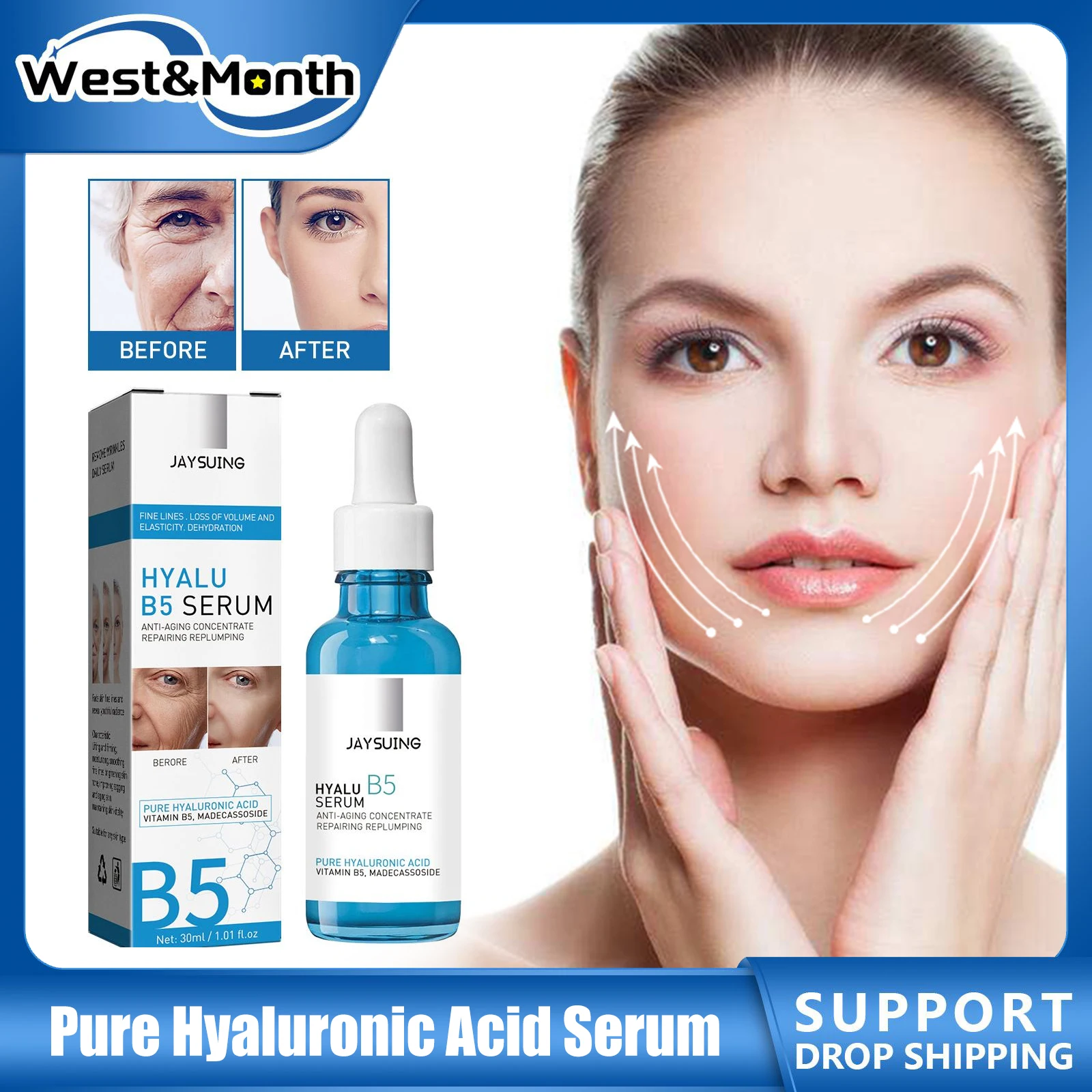 Acide hyaluronique : Sérum visage anti-âge multi-actions – Test et Avis