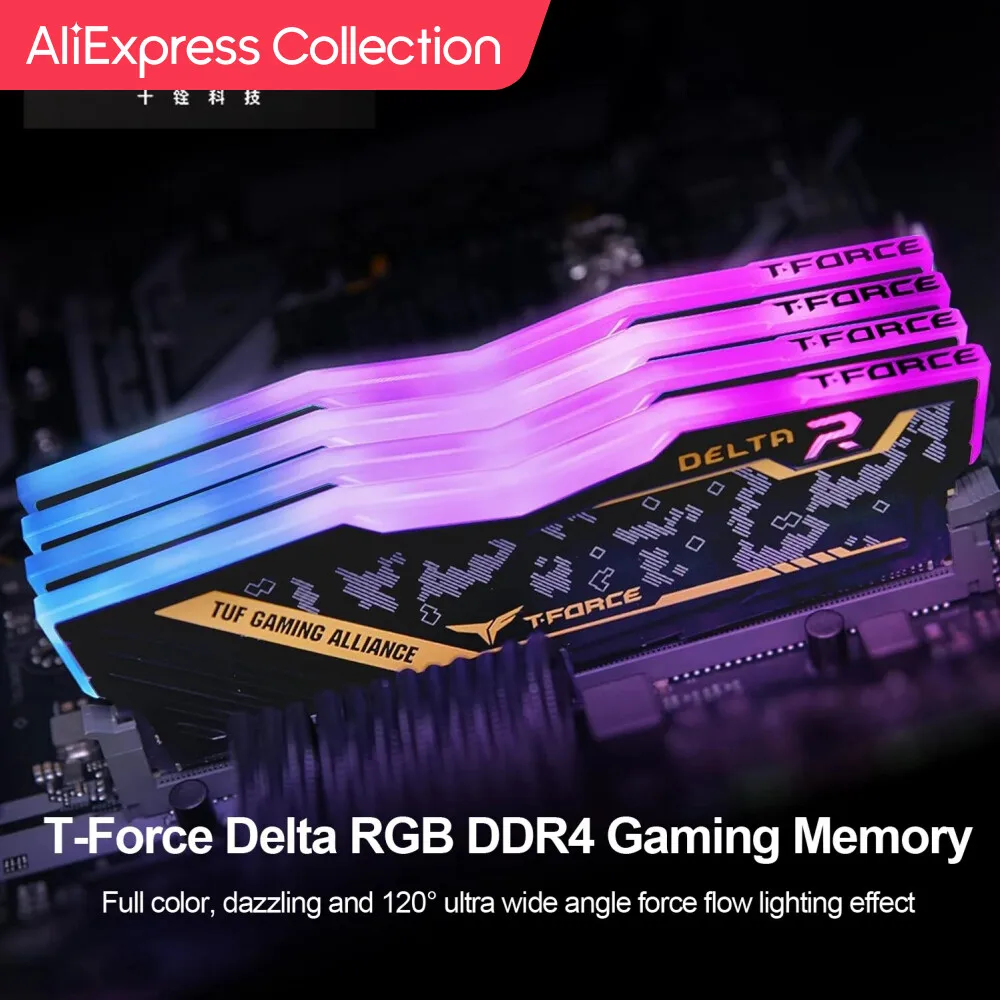 « AliExpress T-Force Delta RGB DDR4 : 16GB 8GB 3200MHz 3600MHz Bureau RAM » – Test et Avis