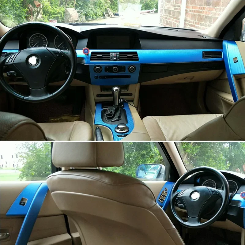 Autocollants en Fiber de carbone 5D pour intérieur de voiture BMW série 5 E60 – Test et Avis