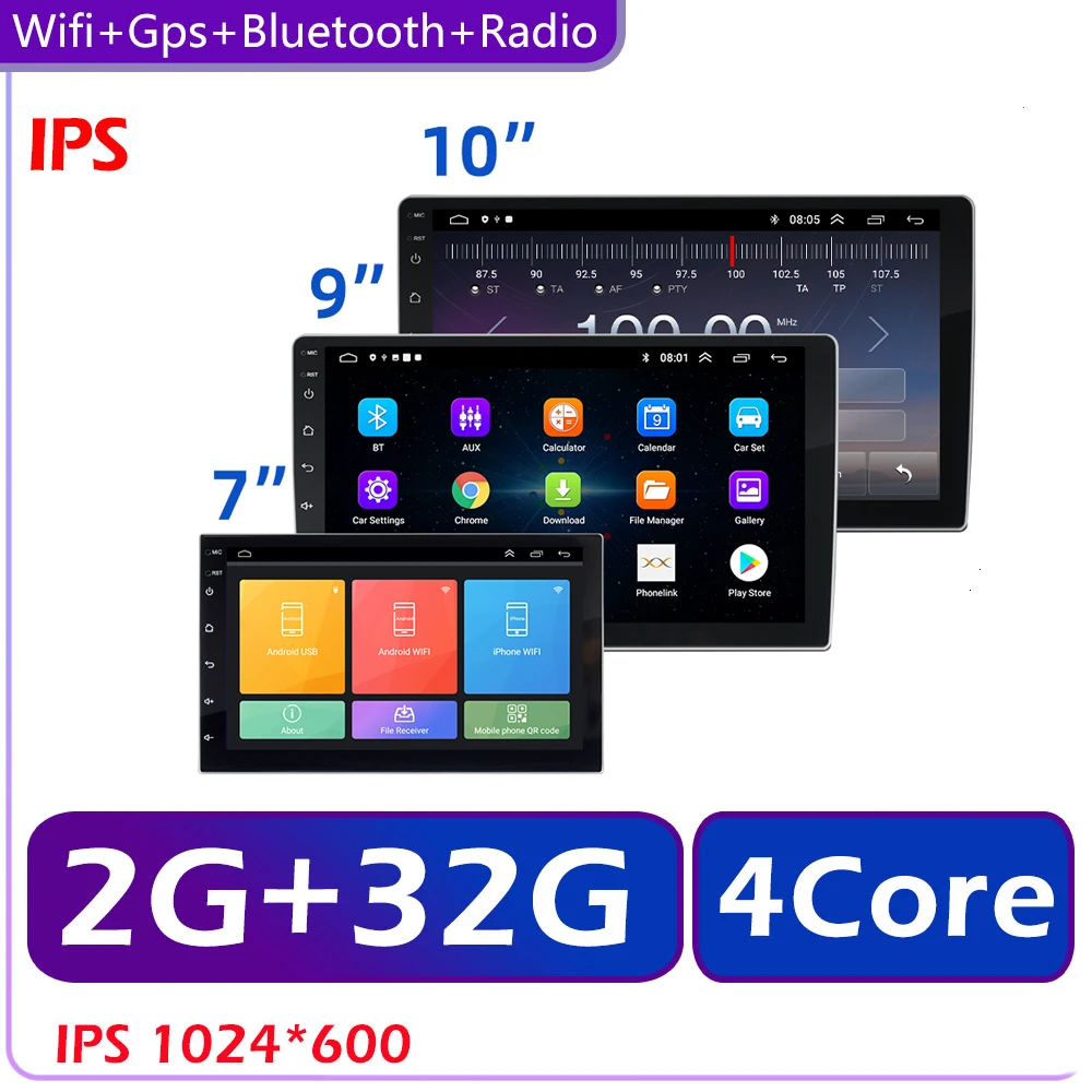 Autoradio Android 2 DIN pour diverses voitures. – Test et Avis