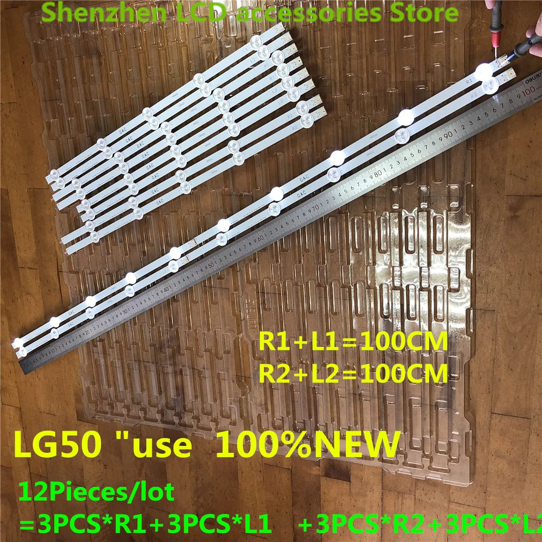 Bande LED pour LG, 50 pouces. – Test et Avis