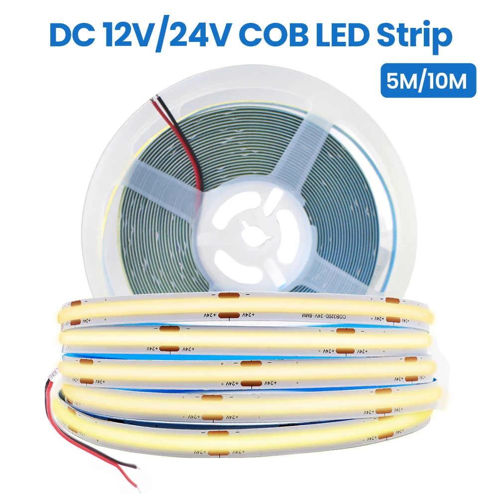 « Bande lumineuse LED COB flexible » – Test et Avis