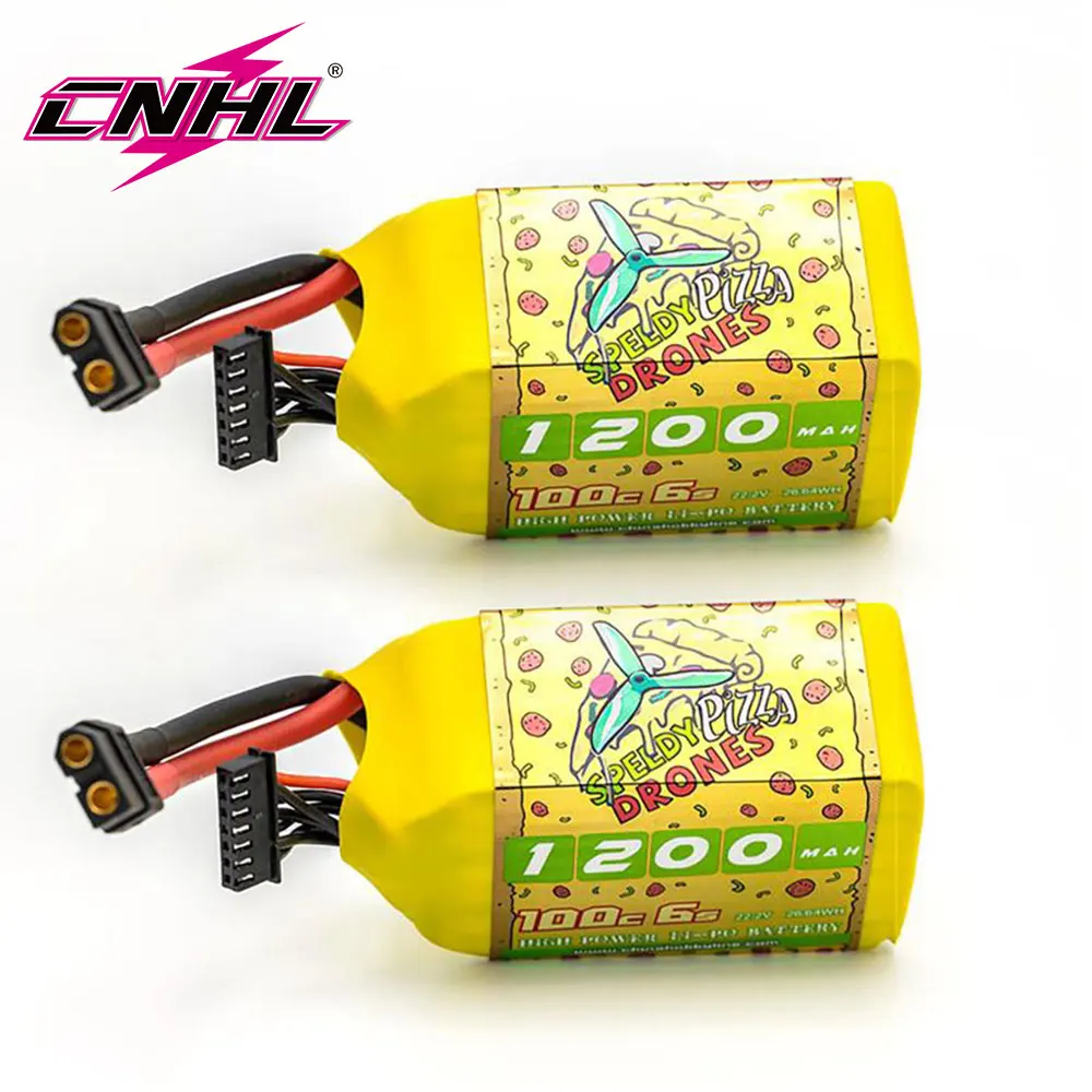 Batterie Lipo CNHL 6S 22.2V, 1200mAh – Test et Avis