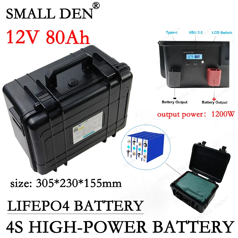 « Batterie au lithium fer Phate 12V, 80Ah » – Test et Avis