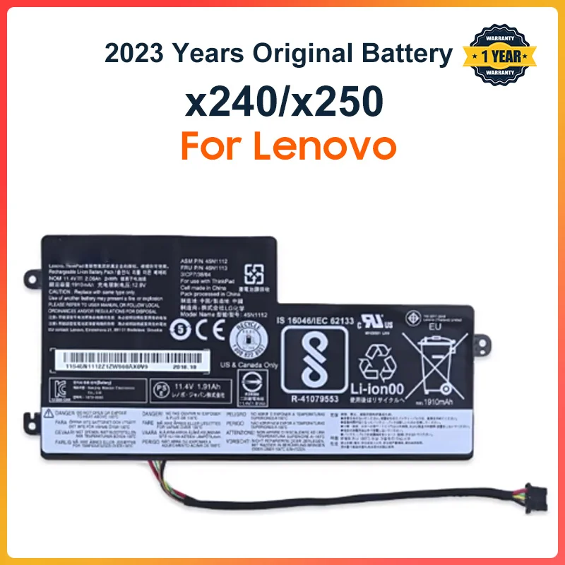 « Batterie interne Lenovo pour ThinkPad Tfts, T440S, T450, T450S, X240, XKamps, X250, X260, X270, L450, 45N1110, 45N1111, 45N1112, 24WH » – Test et Avis