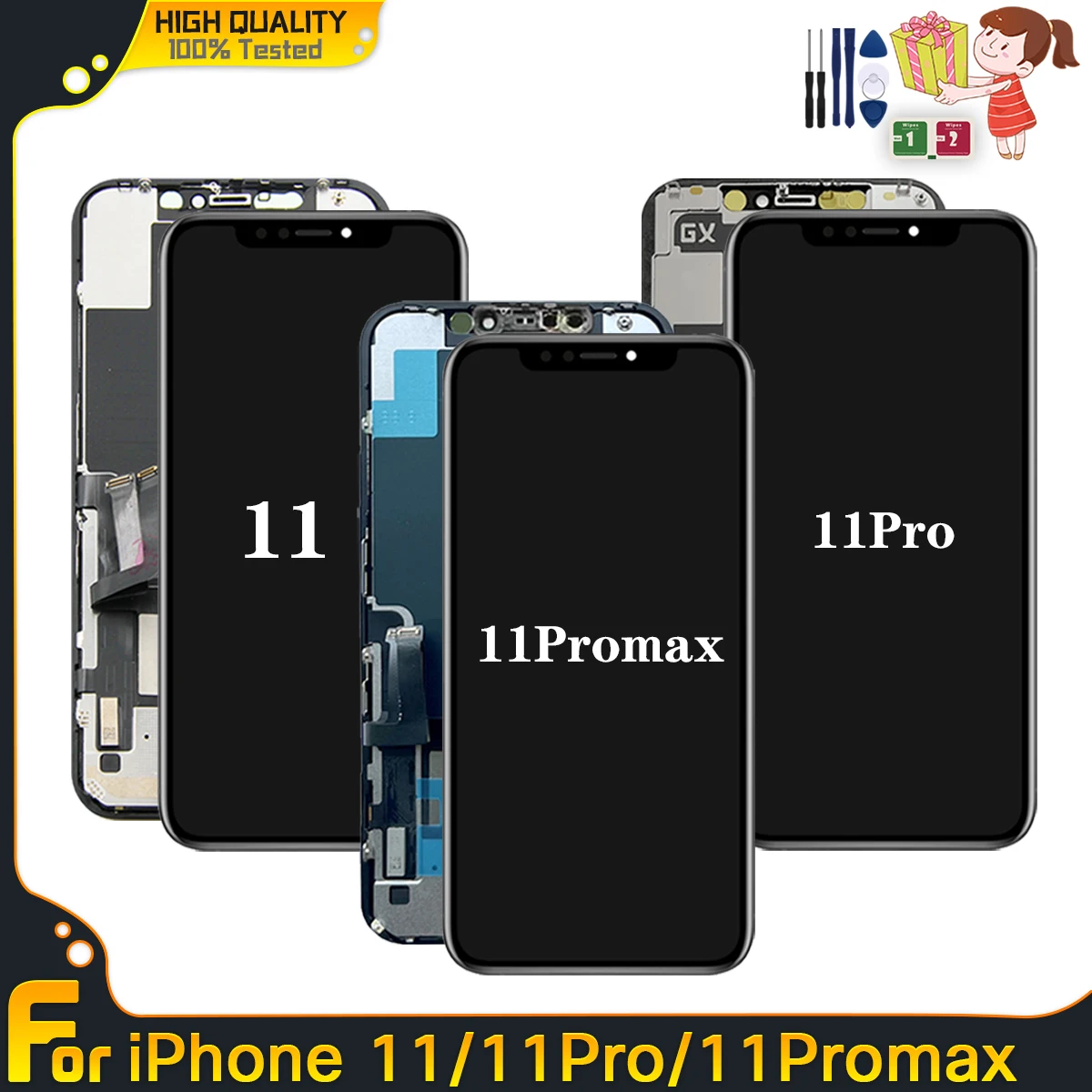 « Bloc écran tactile LCD TFT OLED iPhone 11/11 Pro/11 Pro Max » – Test et Avis