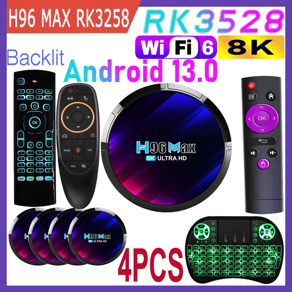 « Boîtier Smart TV H96 MAX RK3528 » – Test et Avis
