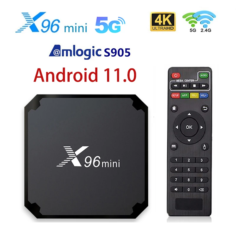 Boîtier Smart TV X96 Mini : Android 11.0, Amlogic S905W2 – Test et Avis