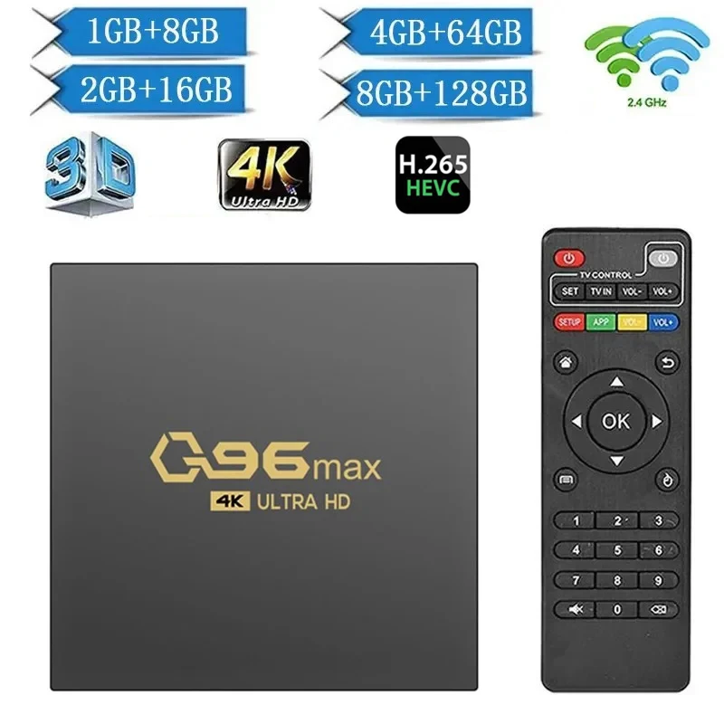 « Boîtier TV Q96 MAX : Android 11, Amlogic S905, WiFi, 4K, Home Theaters, Iptv TV » – Test et Avis