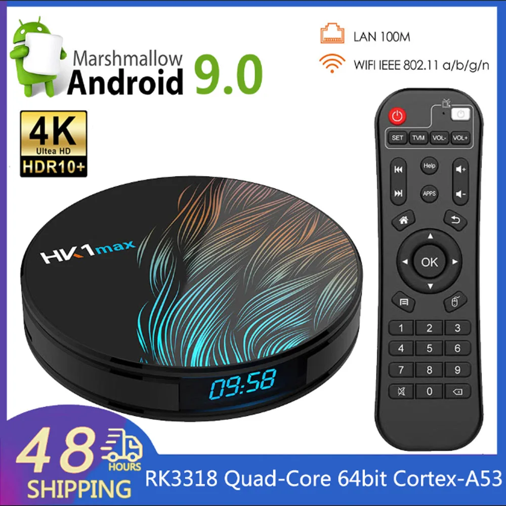 Boîtier décodeur connecté HK1 MAX: Lecteur multimédia internet 4K. – Test et Avis