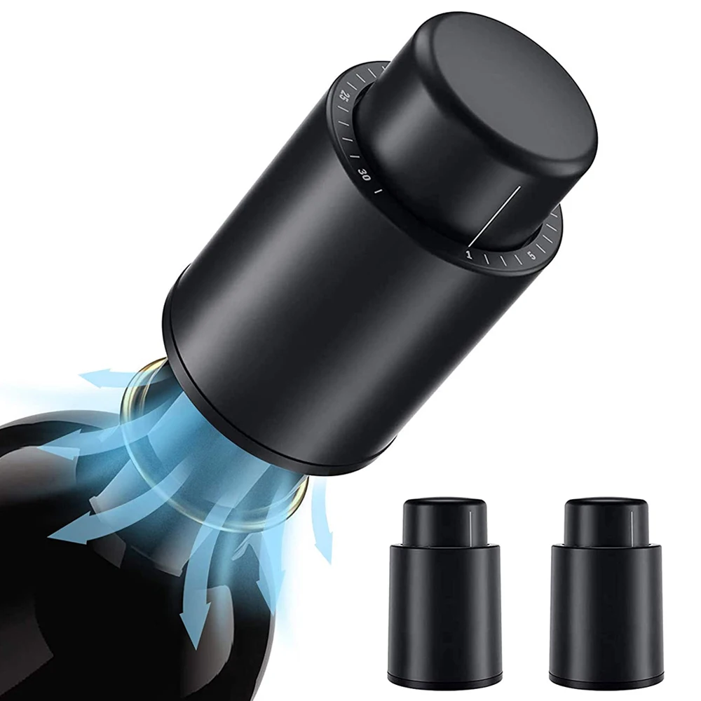 Bouchon réutilisable pour vin sous vide. – Test et Avis