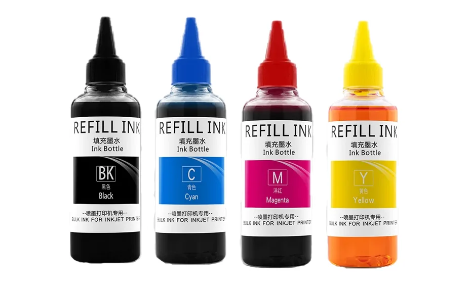 Bouteille d'encre colorée pour imprimante
