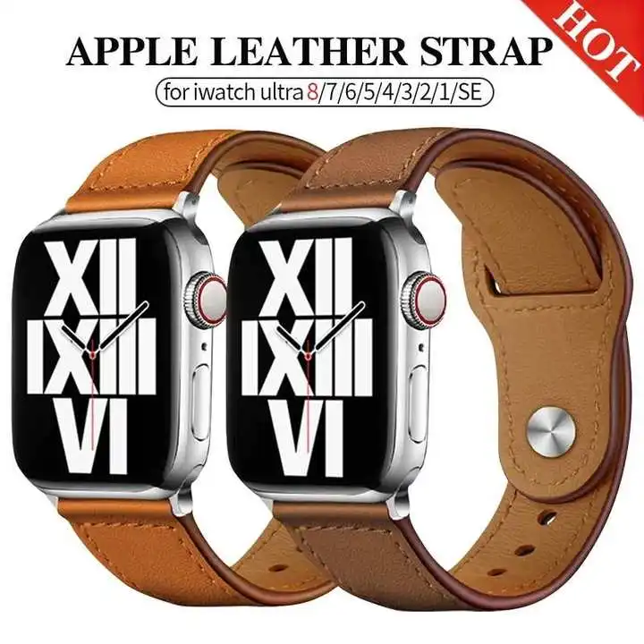 Bracelet Apple Watch en cuir véritable – Test et Avis
