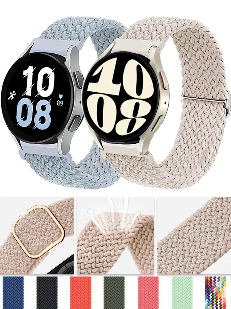 Bracelet Tressé pour Montres Samsung/Huawei, 20mm/22mm – Test et Avis