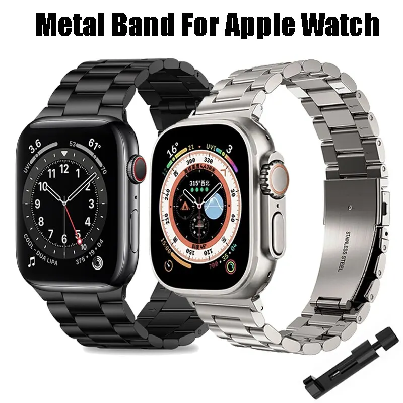 Bracelet acier inoxydable pour Apple Watch. – Test et Avis