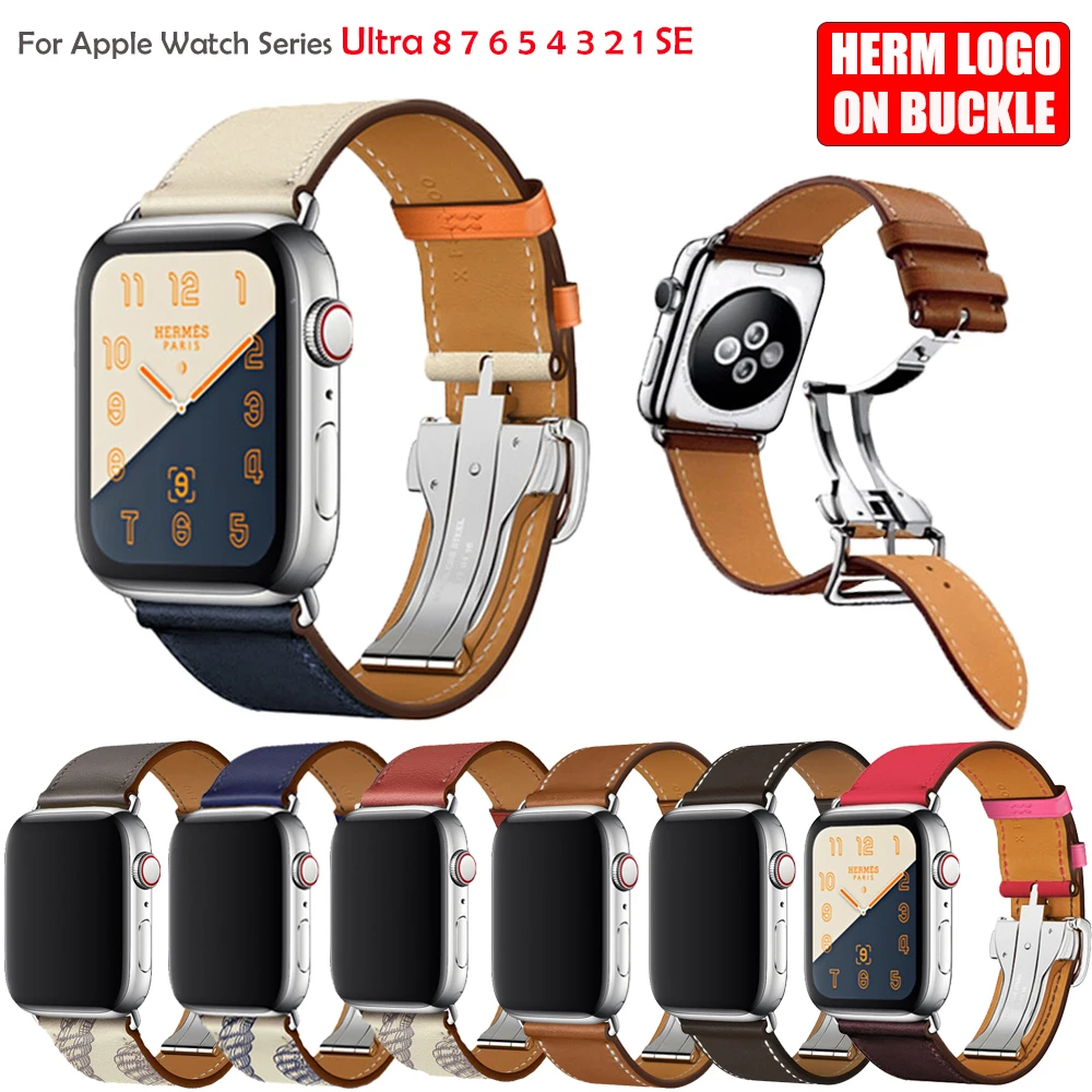 Bracelet en cuir véritable pour Apple Watch – Test et Avis