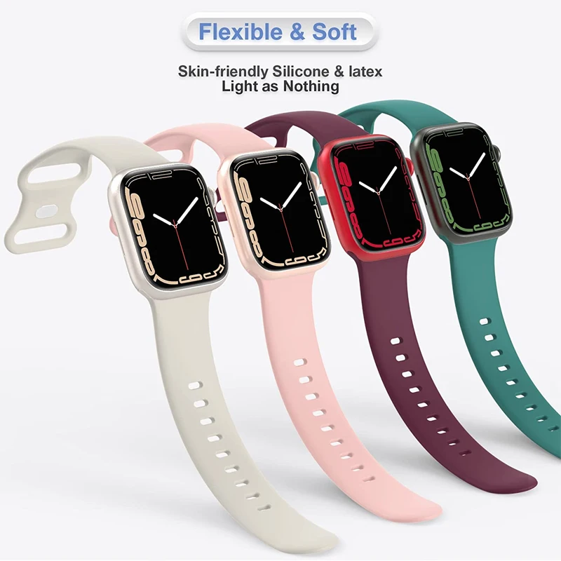 Bracelet en silicone pour Apple Watch – Test et Avis