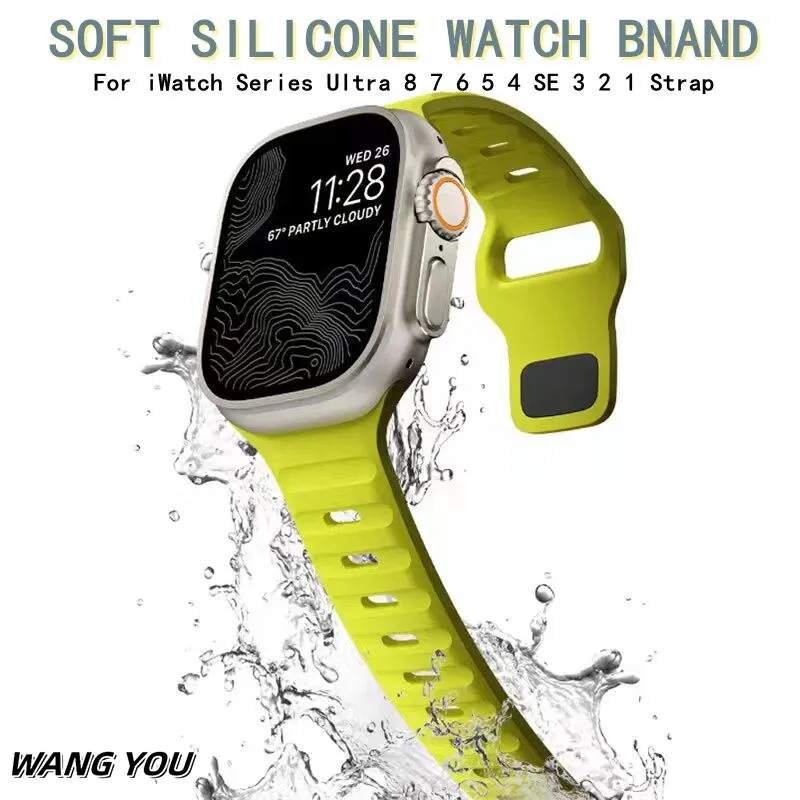 « Bracelet silicone souple pour Apple Watch » – Test et Avis