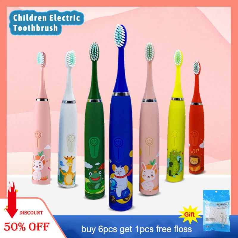 « Brosse à dents Sonic pour enfants : têtes de rechange, ultrasons, asté, cheveux doux, coloré, dessin animé, livres » – Test et Avis