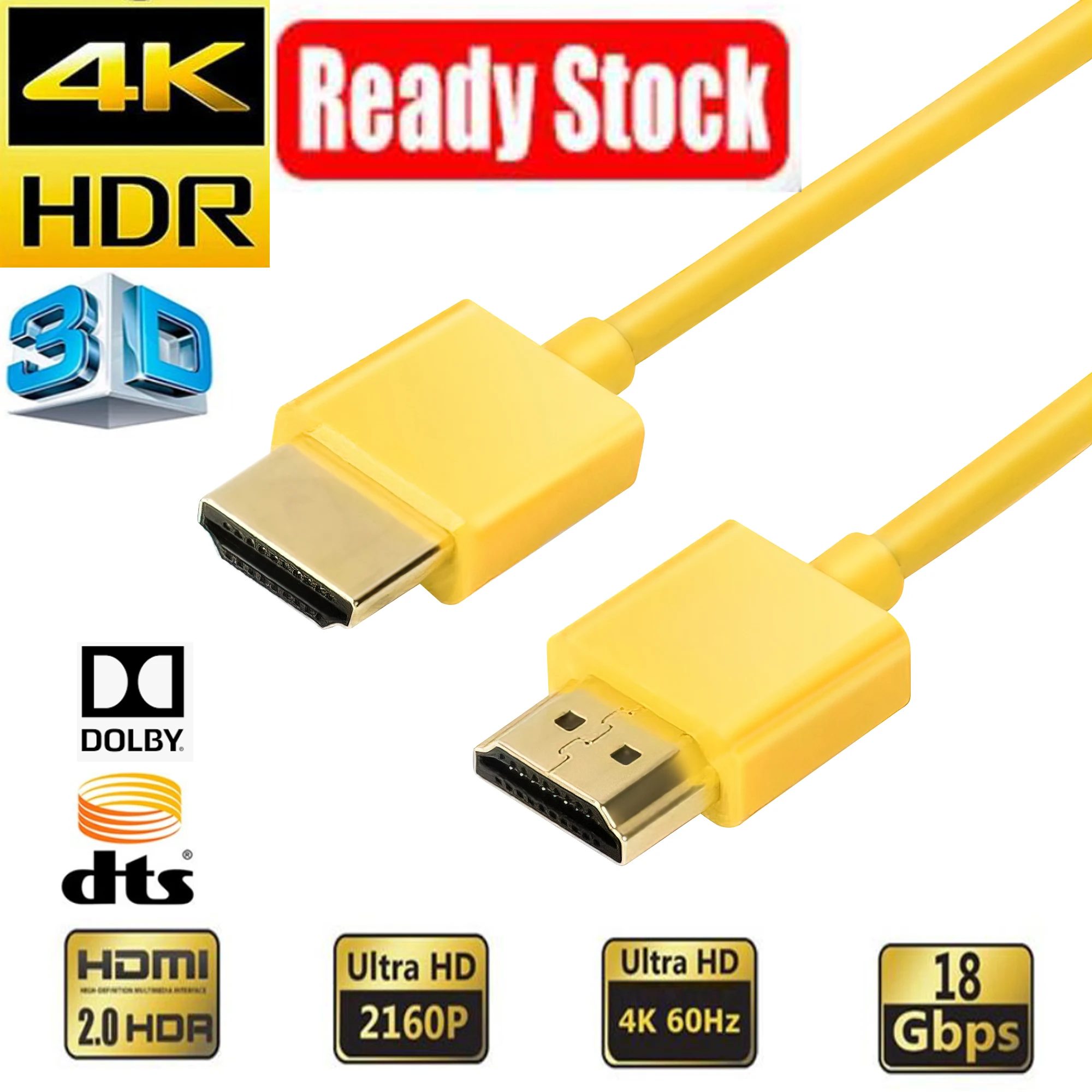 Câble HDMI 2.0 ultra fin 36AWG: résumé du titre en 5 à 7 mots. – Test et Avis