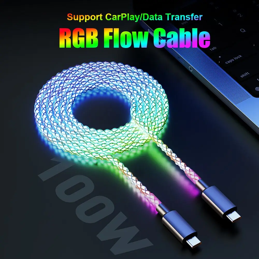 « Câble USB-C rapide RVB pour iPhone, Samsung, Huawei, Xiaomi » – Test et Avis